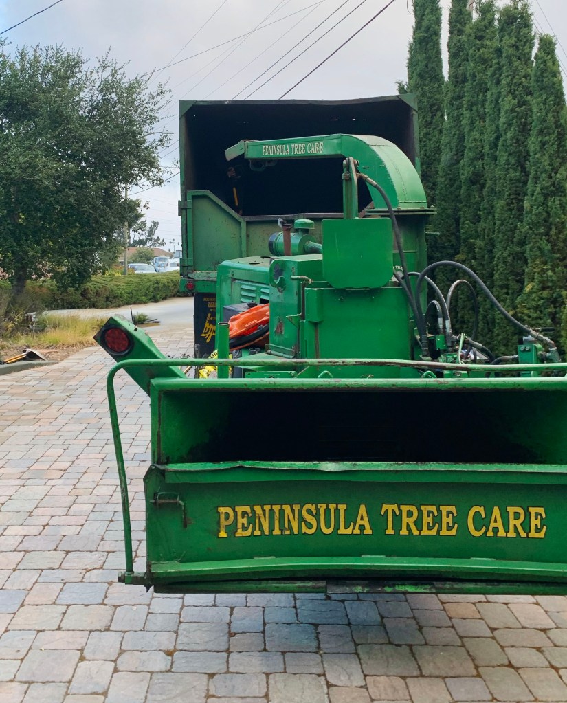 peninsula tree care chipper